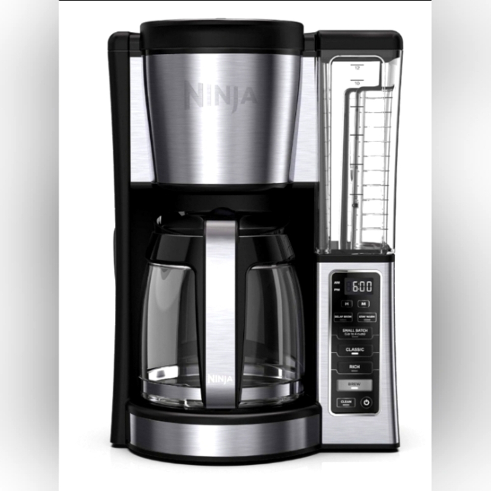 Ninja Coffee Maker - Black and Silver Ninja 12-Cup Programmable Coffee Brewer